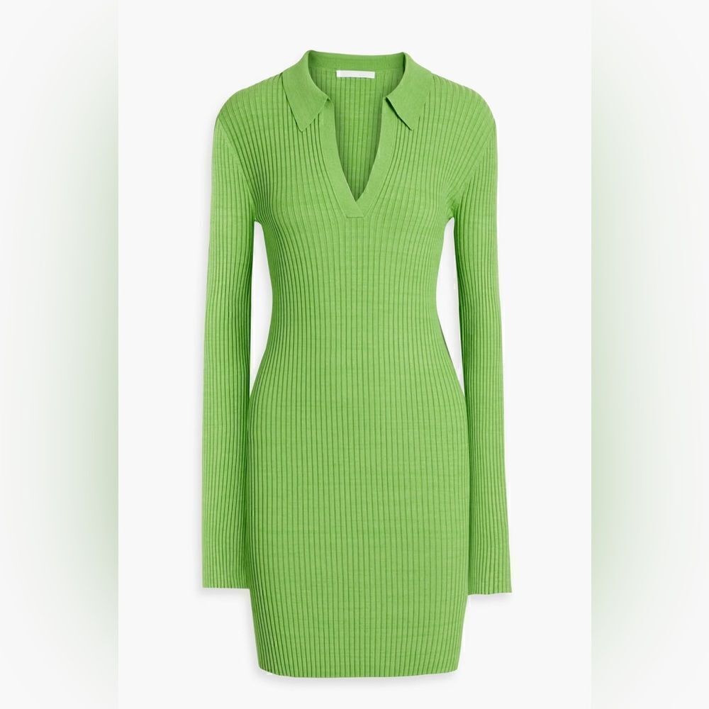 Helmut Lang Marl Ribbed Knit Dress NWT